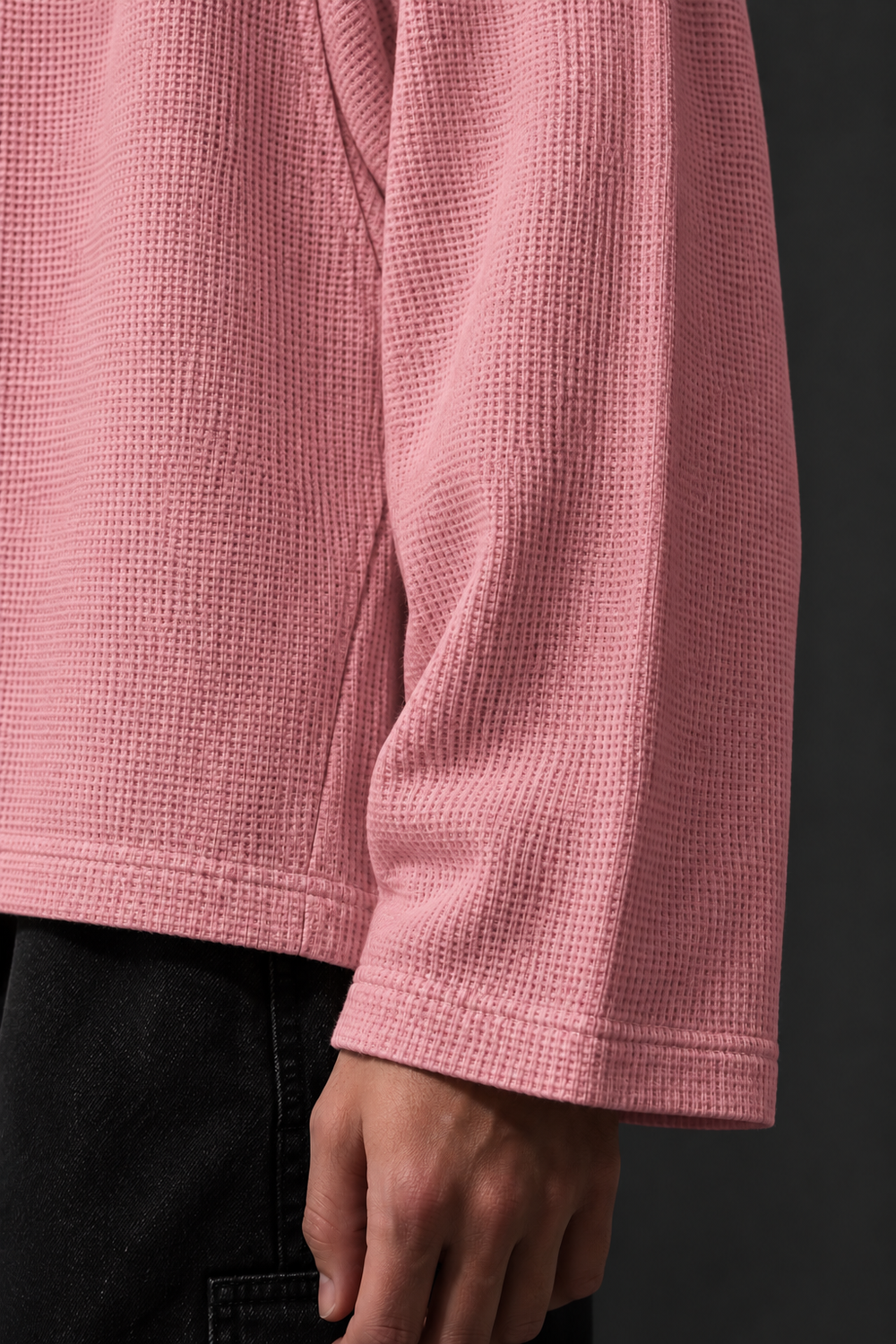 PINK HENLEY
