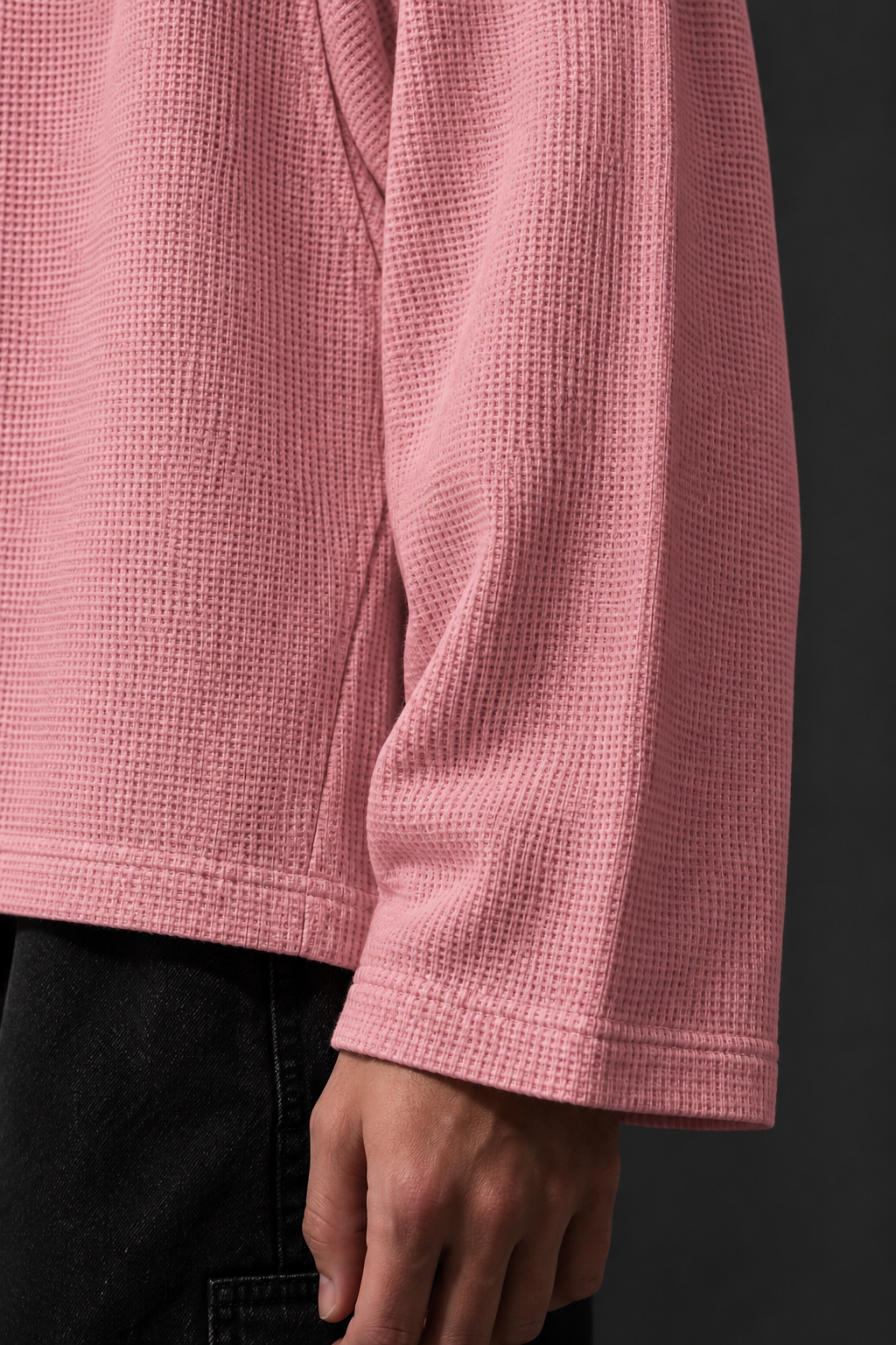 PINK HENLEY